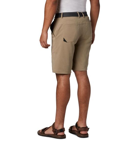 Columbia Tech Trail Shorts Beige For Men's NZ15439 New Zealand